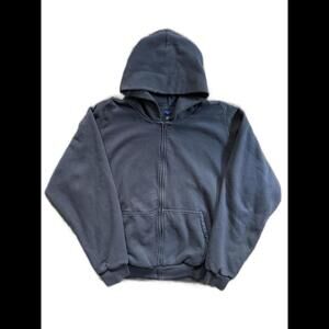 Yeezy Gap Unreleased Zip Up Hoodie in Dark Grey XL